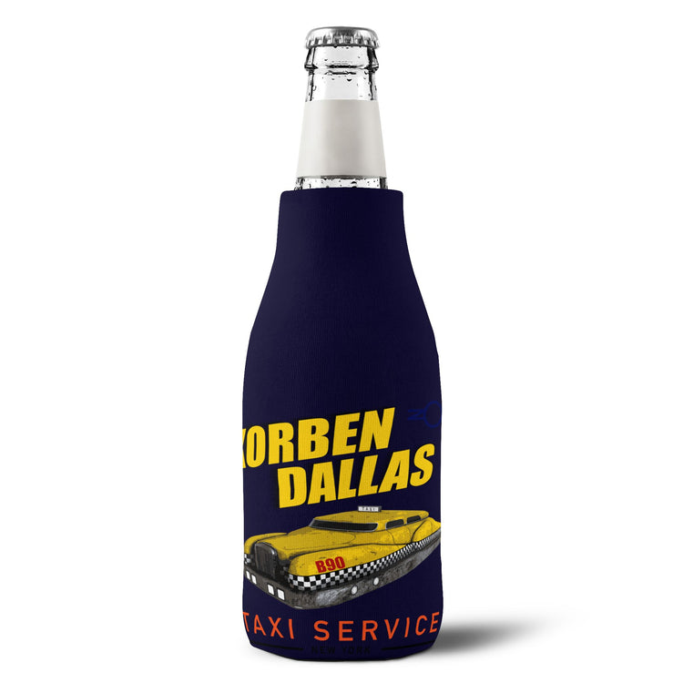 Korben Dallas Taxi Service Zip-Up Bottle Cooler Sleeve - Fandom-Made
