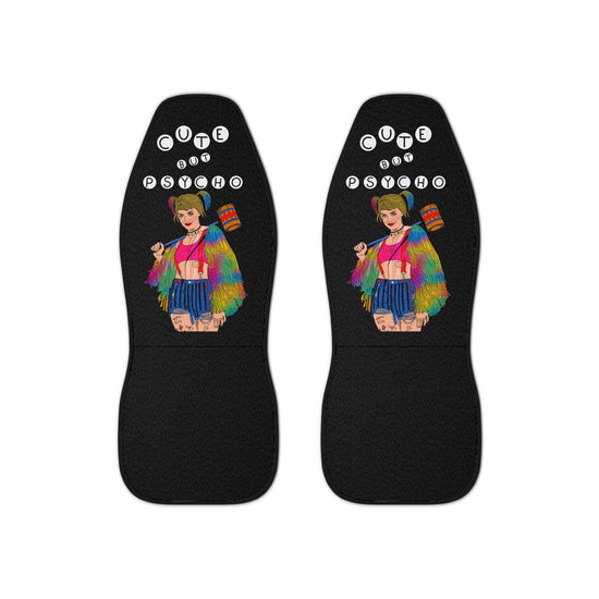 Cute But Psycho Car Seat Cover - Fandom-Made