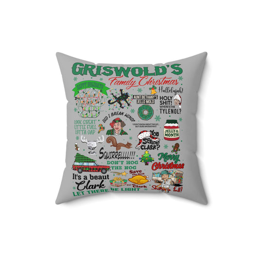 Griswold's Family Christmas Pillow