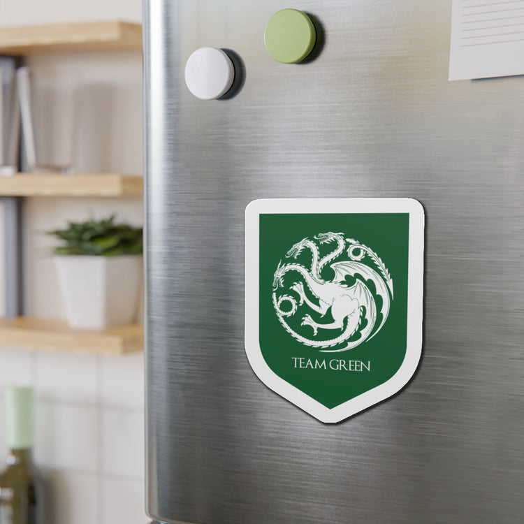 Team Green Die-Cut Magnet