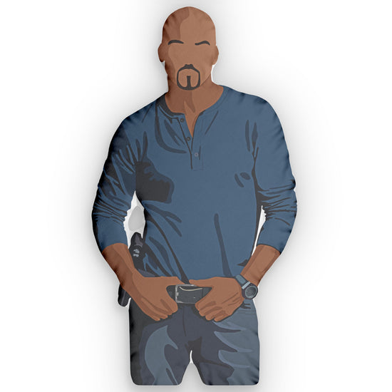 Derek Morgan-Shaped Pillow - Fandom-Made