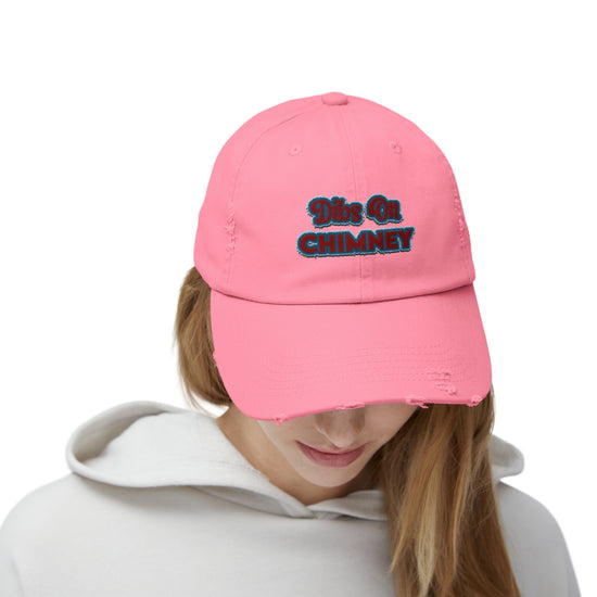 Dibs On Chimney Distressed Cap - Fandom-Made