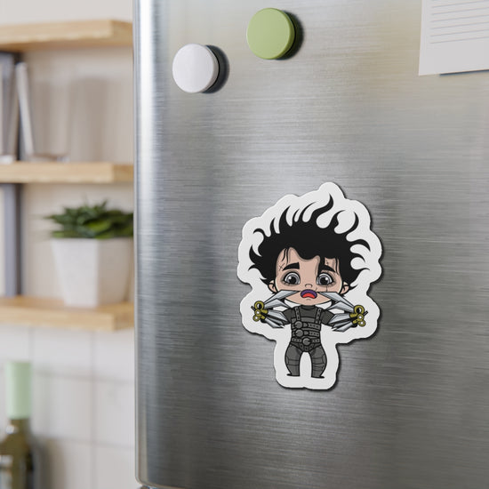 Scissors For Hands Die-Cut Magnet - Fandom-Made
