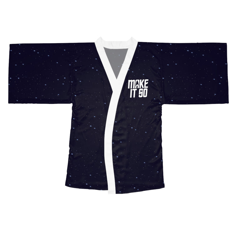 Make It So Long Sleeve Kimono Robe - Fandom-Made