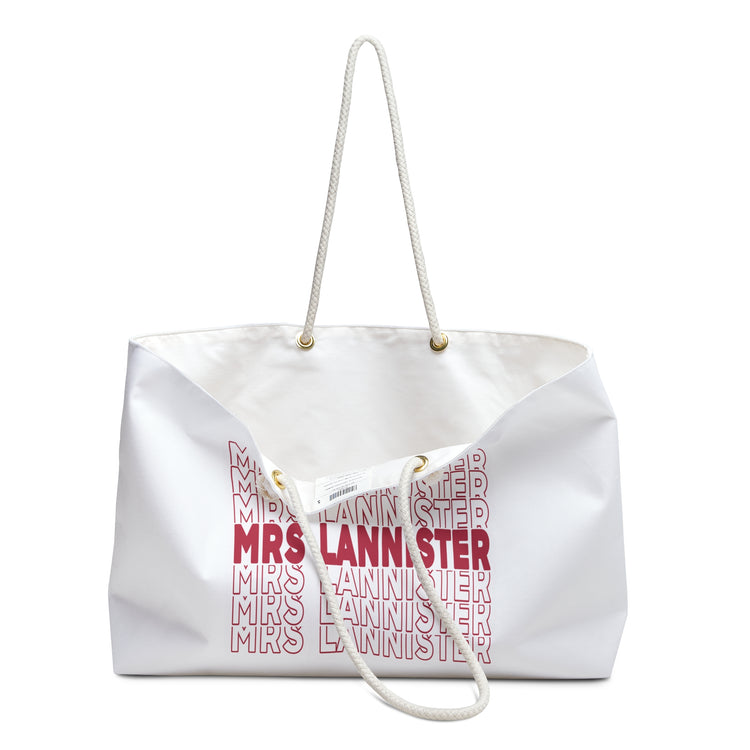 Mrs. Jamie Lannister Weekender Bag