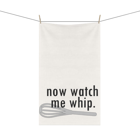 Watch Me Whip Kitchen Towel - Fandom-Made