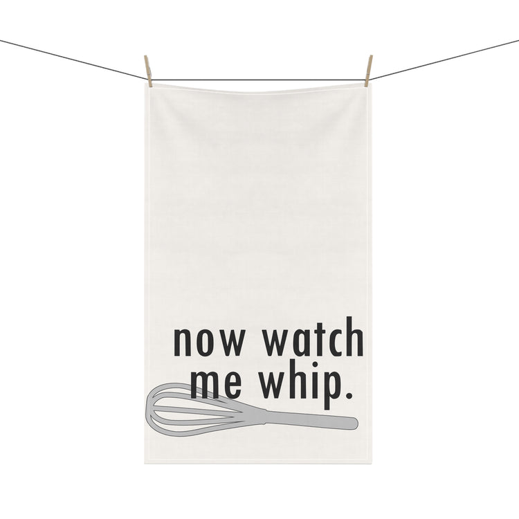 Watch Me Whip Kitchen Towel - Fandom-Made