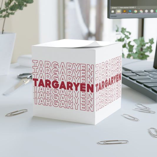 Targaryen Note Cube - Fandom-Made