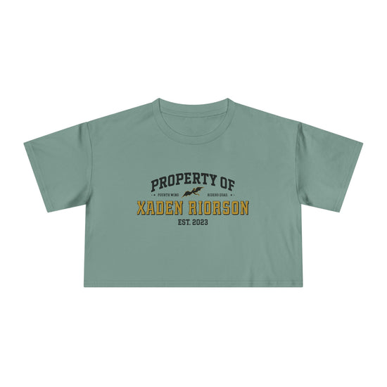 Property Of Xaden Riorson Crop Top - Fandom-Made