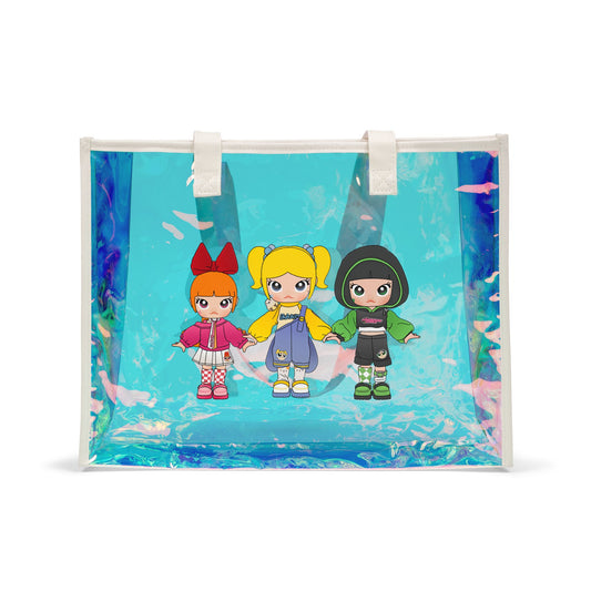 Molly Puffs Holographic Tote Bag