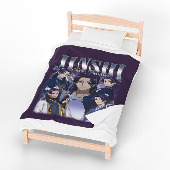 Girl Dinner Jinshi Velveteen Plush Blanket - Fandom-Made