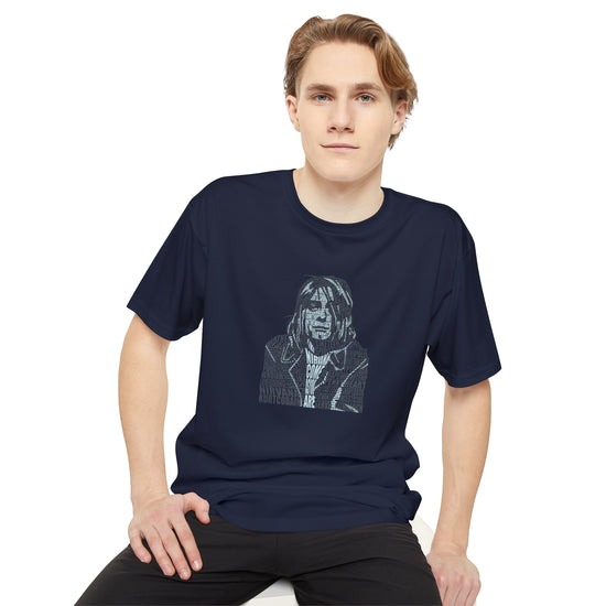 Kurt Cobain Unisex Long Body Tee - Fandom-Made