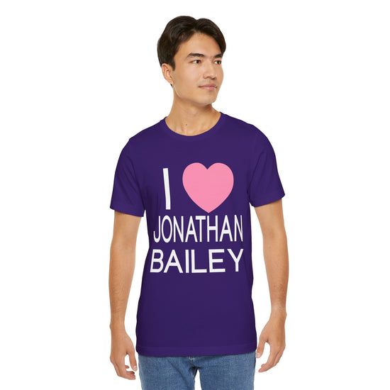 I Love Jonathan Bailey Unisex T-Shirt - Fandom-Made