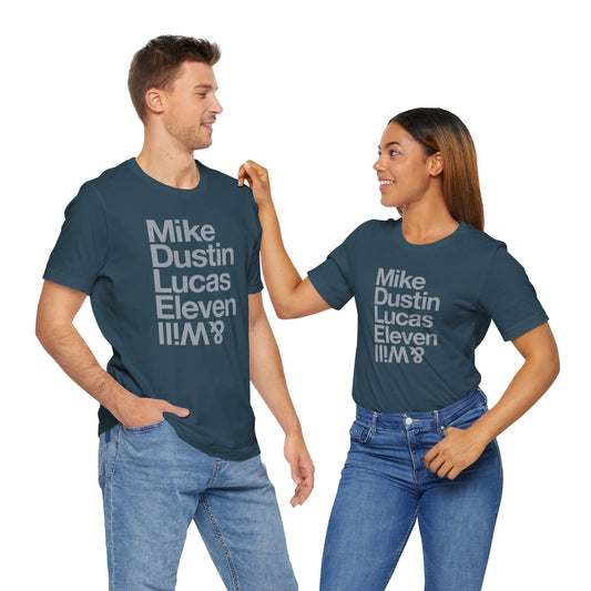 Stranger Names Unisex T-Shirt - Fandom-Made