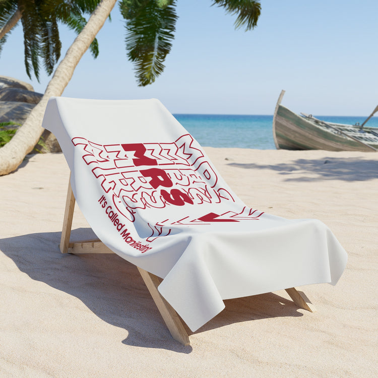Mrs. V Beach Towel
