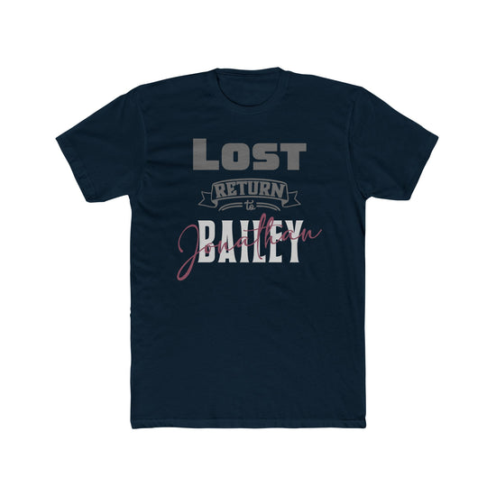 Lost Return To Jonathan Bailey Men’s Fitted T-Shirt - Fandom-Made