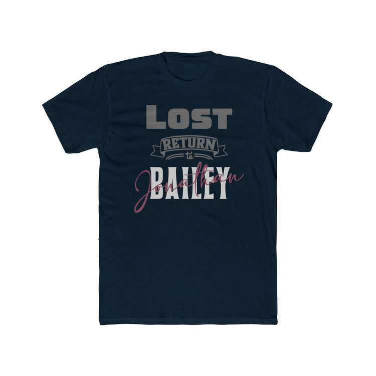Lost Return To Jonathan Bailey Men’s Fitted T-Shirt - Fandom-Made