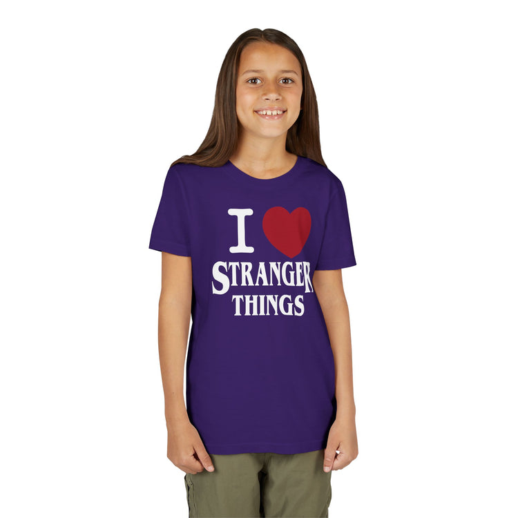 I Love Stranger Things Youth Tee - Fandom-Made