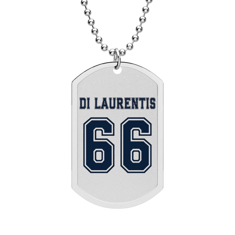 Di Laurentis 66 Dog Tag with Chain