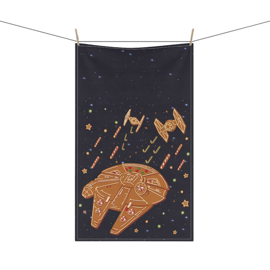 Gingerbread Galaxy Kitchen Towel
