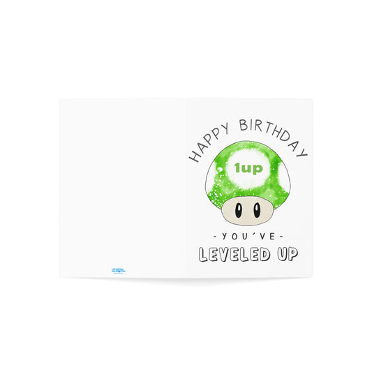 Leveled Up Birthday Card - Fandom-Made