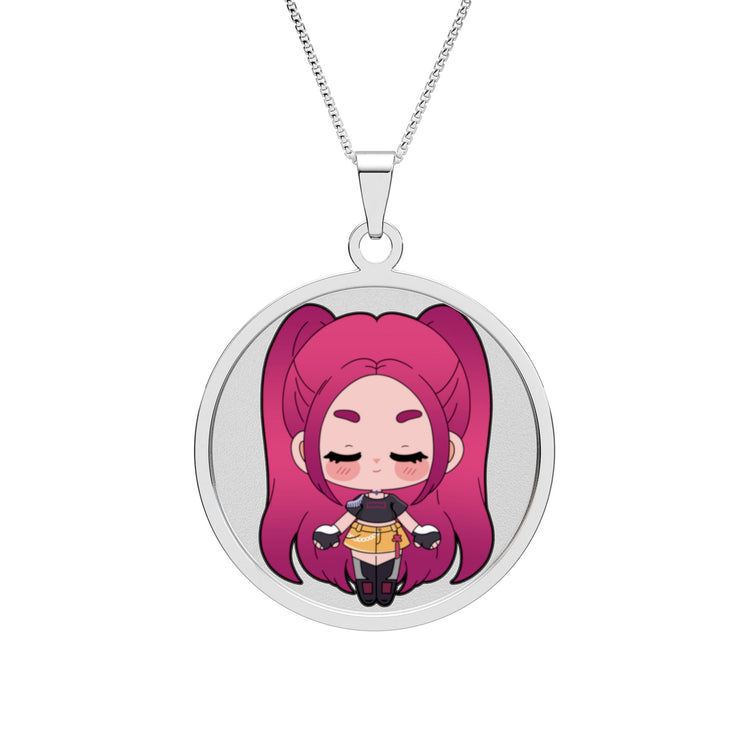 Mira Round Photo Pendant