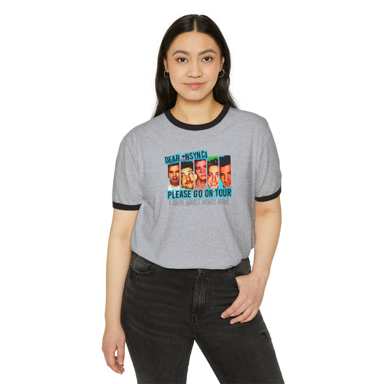 Dear *NSYNC Ringer T-Shirt - Fandom-Made