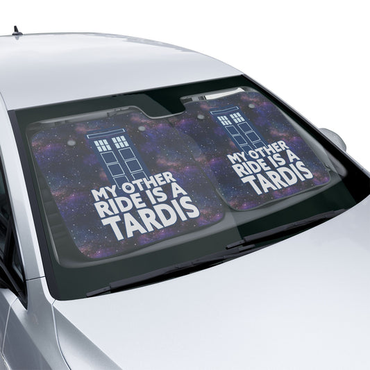 My Other Rides Is a Tardis Car Sunshade