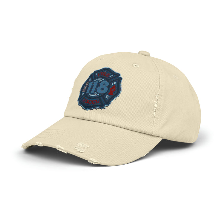 118 Squad Distressed Cap - Fandom-Made