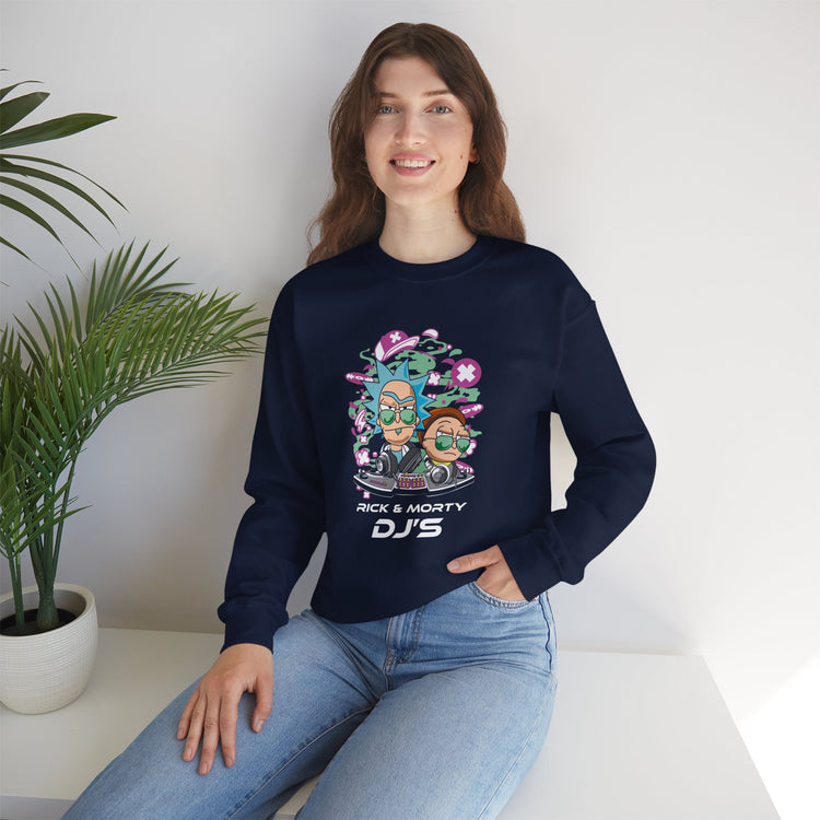 DJs Rick & Morty Unisex Sweatshirt - Fandom-Made