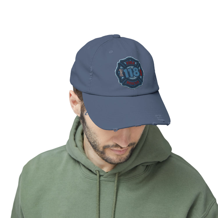 118 Squad Distressed Cap - Fandom-Made