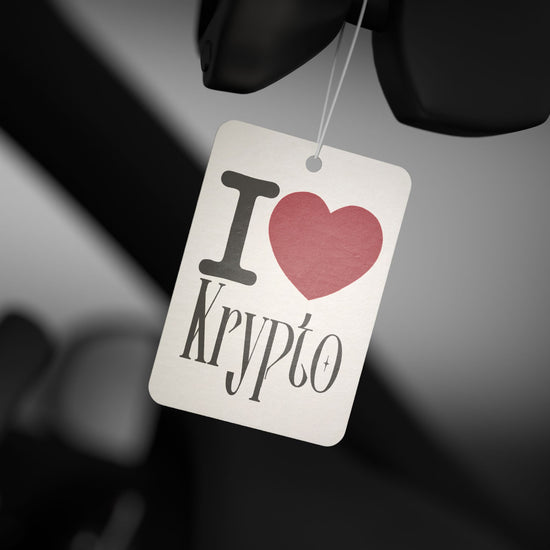 I Love Krypto Car Air Freshener - Fandom-Made