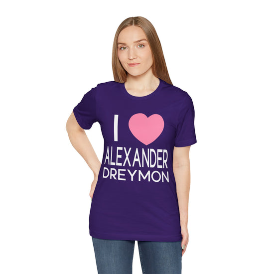 I Love Alexander Dreymon Unisex T-Shirt - Fandom-Made