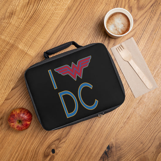 I Love DC Wonder Woman Edition Lunch Bag - Fandom-Made