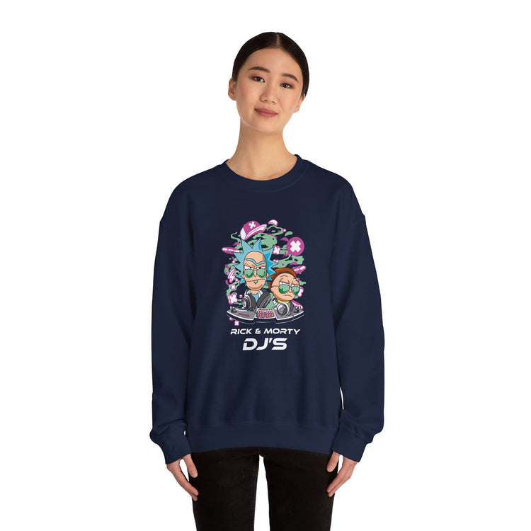 DJs Rick & Morty Unisex Sweatshirt - Fandom-Made