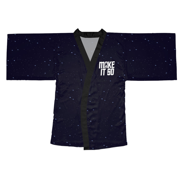 Make It So Long Sleeve Kimono Robe - Fandom-Made