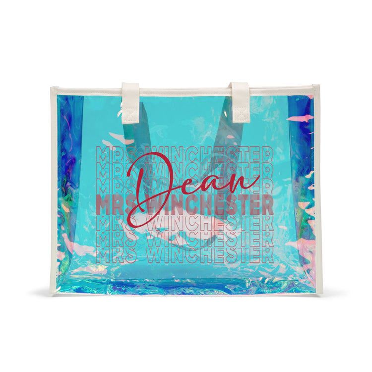 Mrs. Dean Winchester Holographic Tote Bag - Fandom-Made