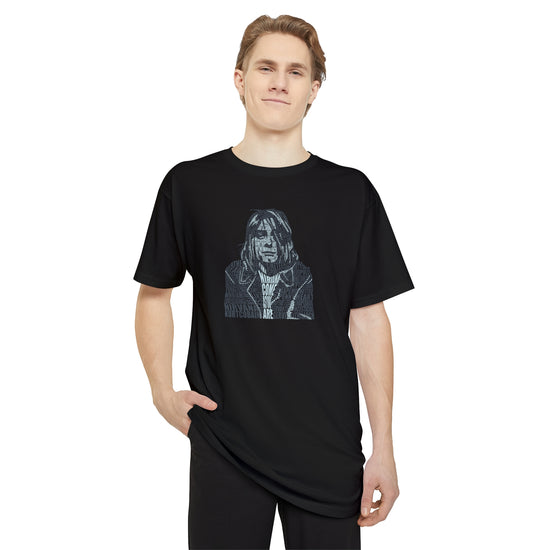 Kurt Cobain Unisex Long Body Tee - Fandom-Made