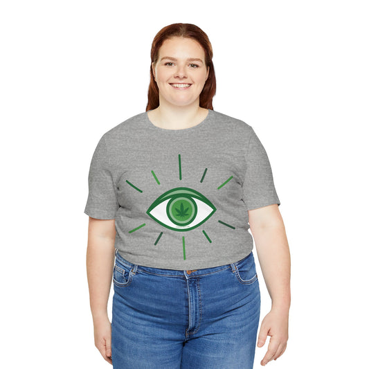 Pot Leaf Third Eye Unisex T-Shirt - Fandom-Made
