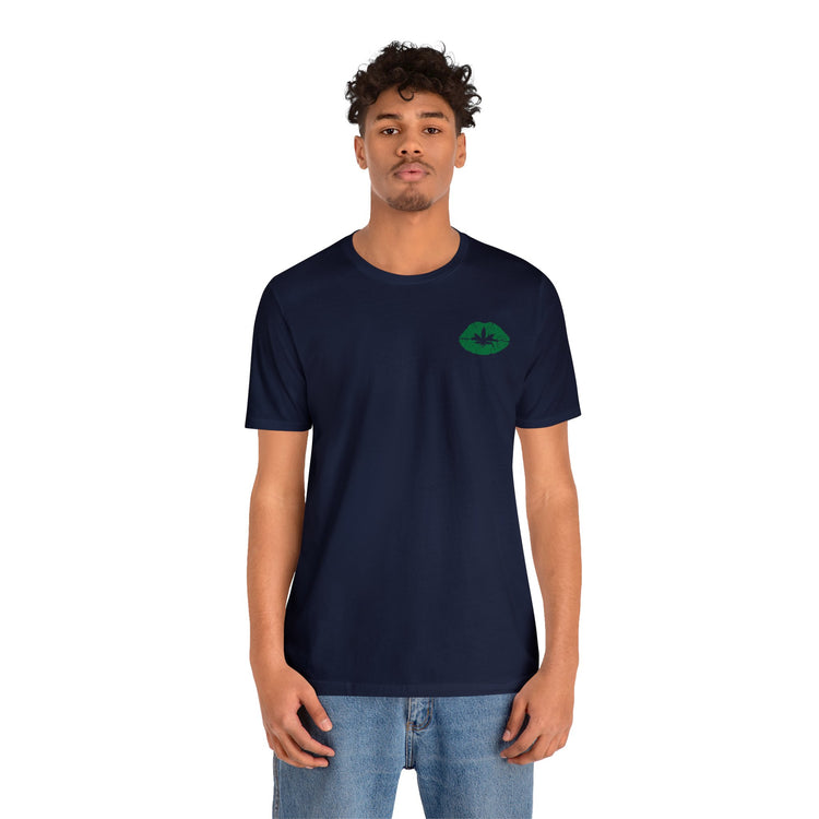 Weed Lips Pocket T-Shirt - Fandom-Made