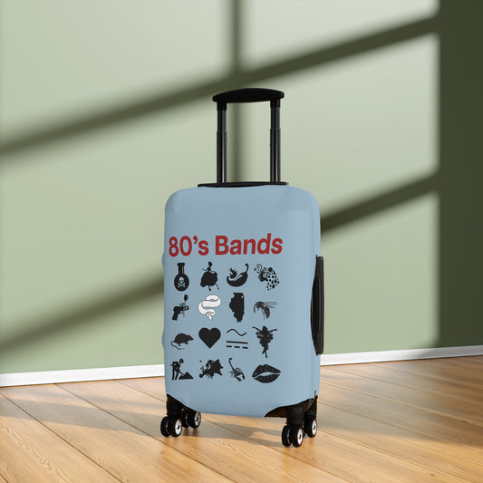 80s Bands Luggage Cover