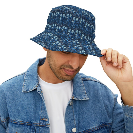 Tardis All-Over Print Bucket Hat - Fandom-Made