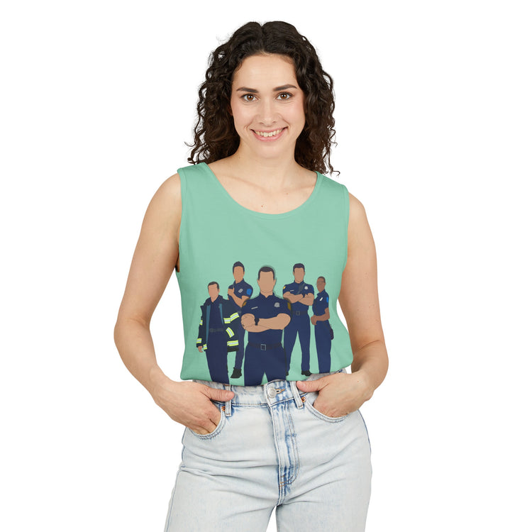 9-1-1 Group Tank Top