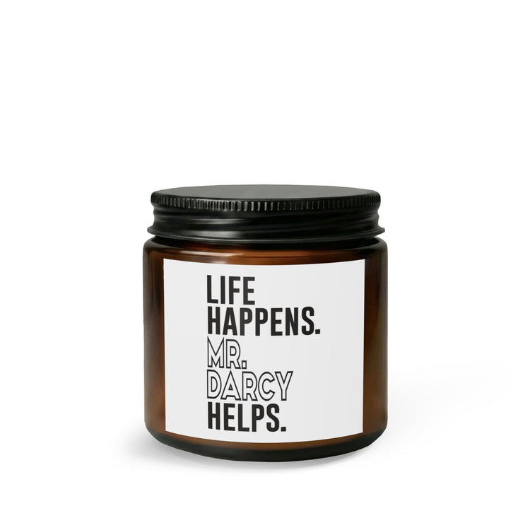 Life Happens Mr. Darcy Helps Candle Set - Fandom-Made