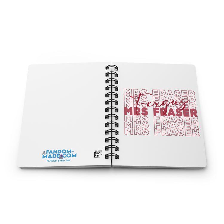 Mrs. Fergus Fraser Spiral Bound Journal