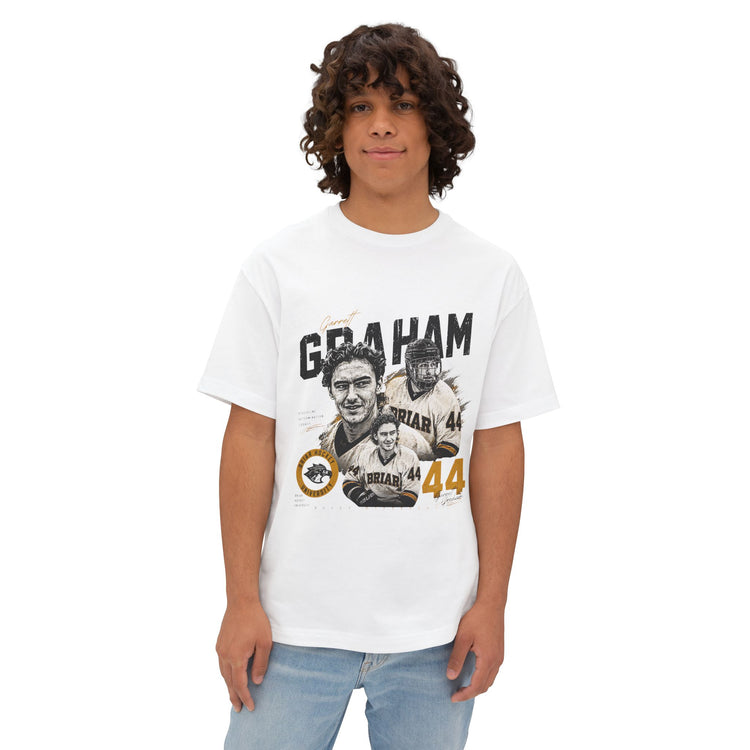Graham Collage Unisex Oversized Boxy Tee
