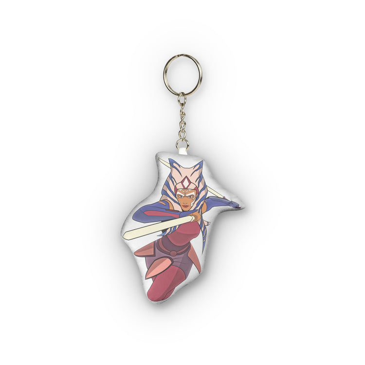 Ahsoka Leaping Mini Plush Keychain
