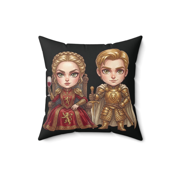 Stand by Your Faux Suede Square Pillow
