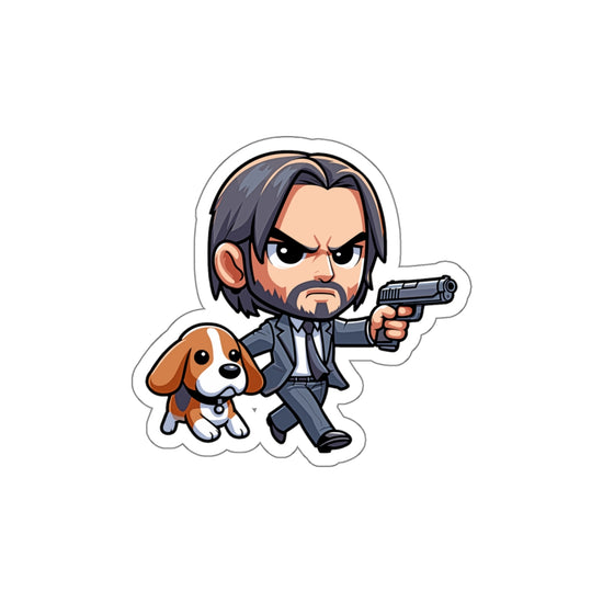 John Wick And Daisy Die-Cut Stickers - Fandom-Made