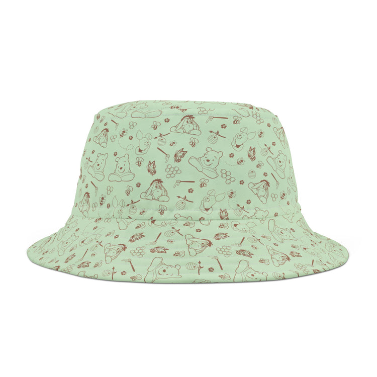 Winnie All-Over Print Bucket Hat - Fandom-Made